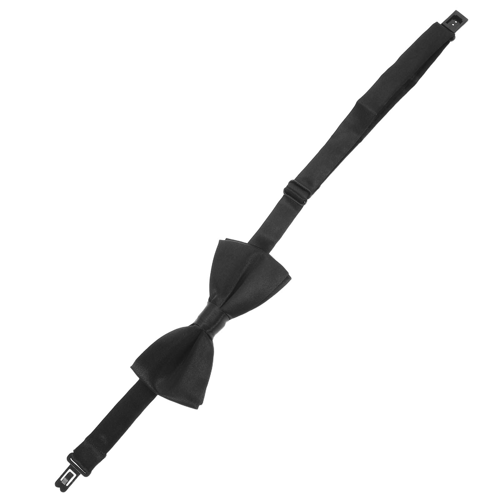Black Kids Bow Tie Adjustable  - Bow Tie Pre Tied 评论和价格