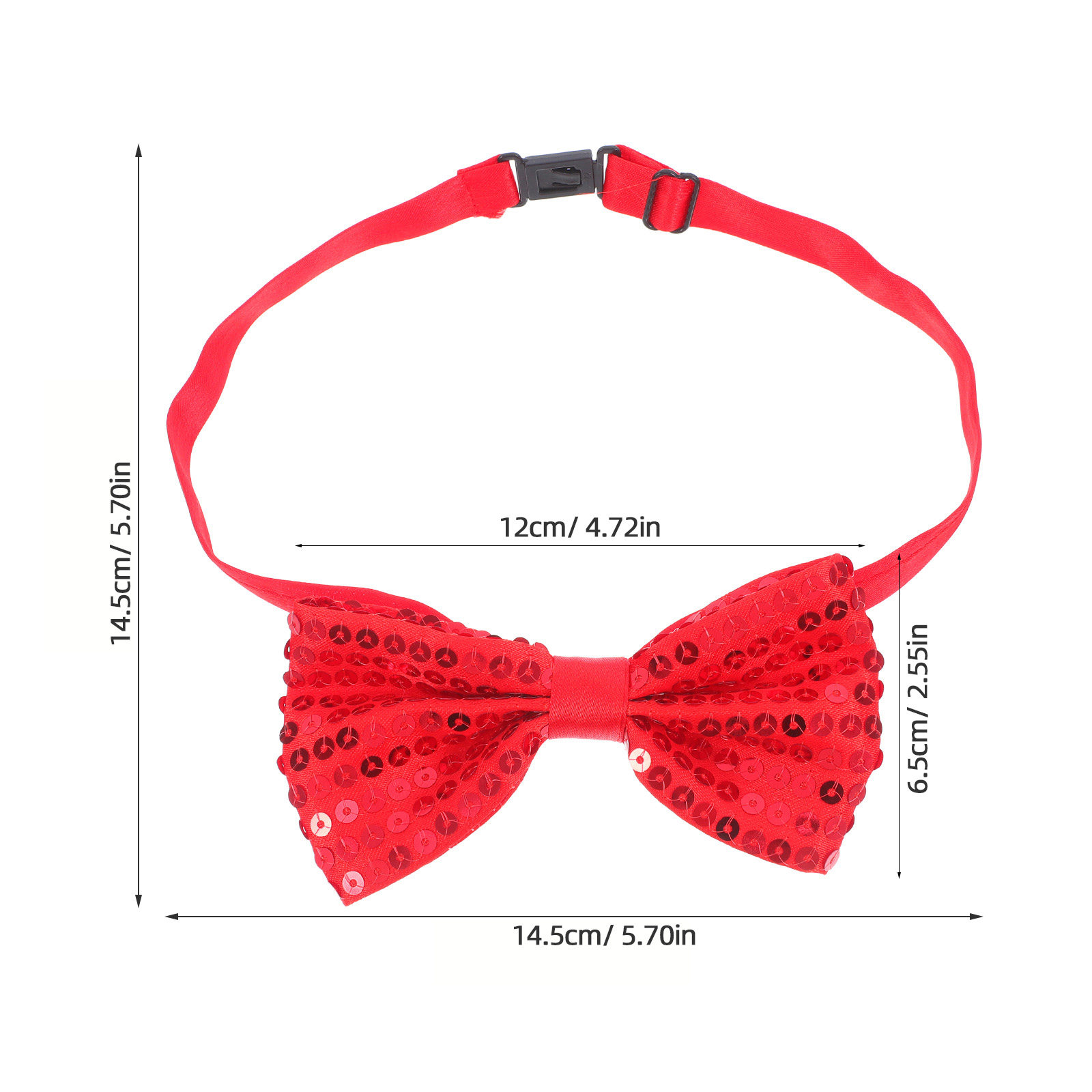 10Pcs Red Sequin Bow Tie Child - Bow Tie Pre Tied 评论和价格