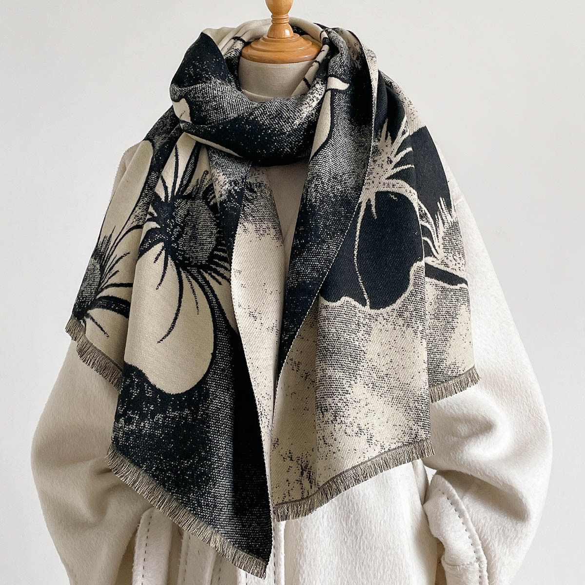 Women Imitation Cashmere Scarf - Pashmina Wrap Large 评论和价格