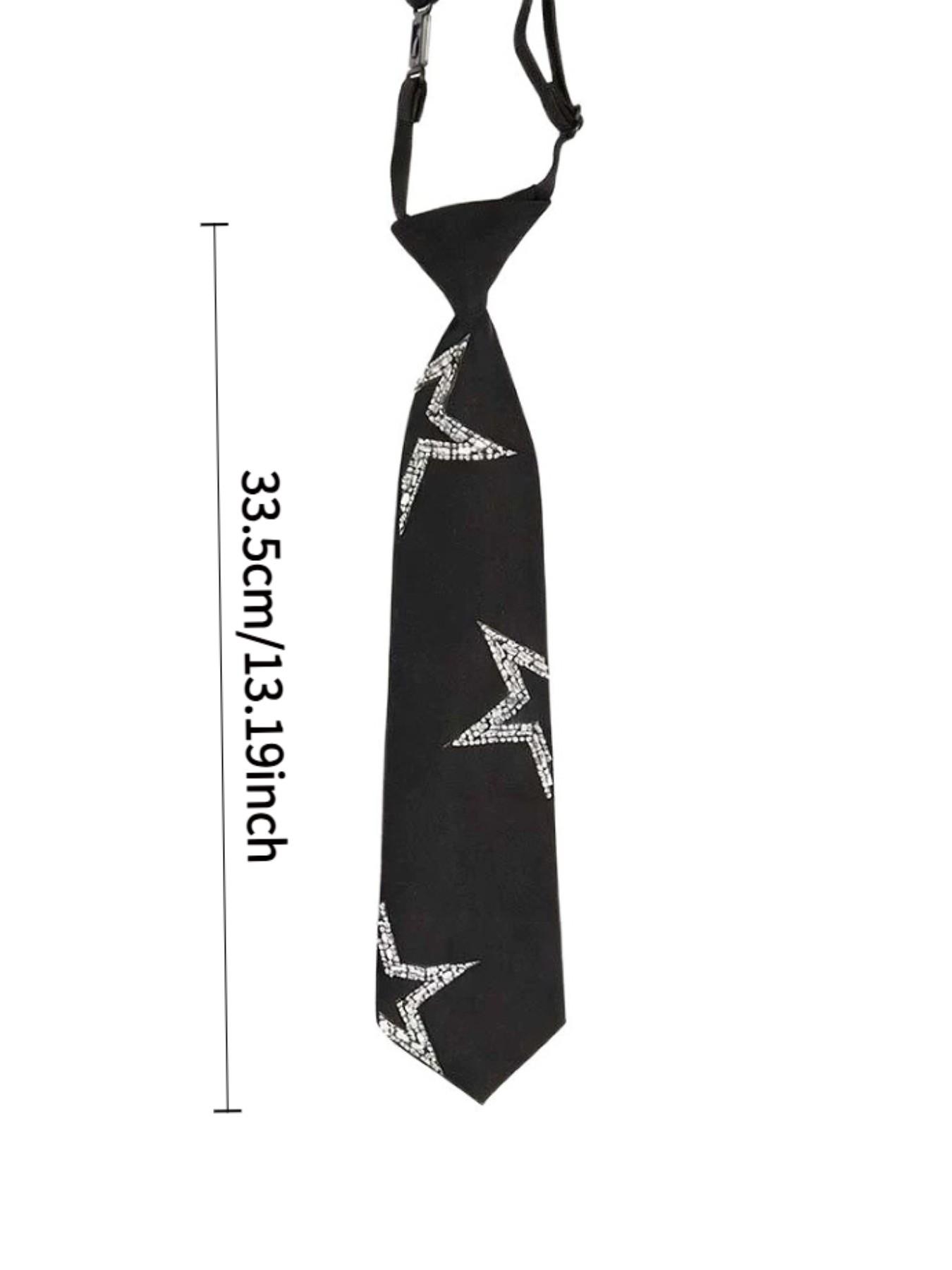 Pre-Tied Star Sequin Tie, Adju - Bow Tie Pre Tied 评论和价格