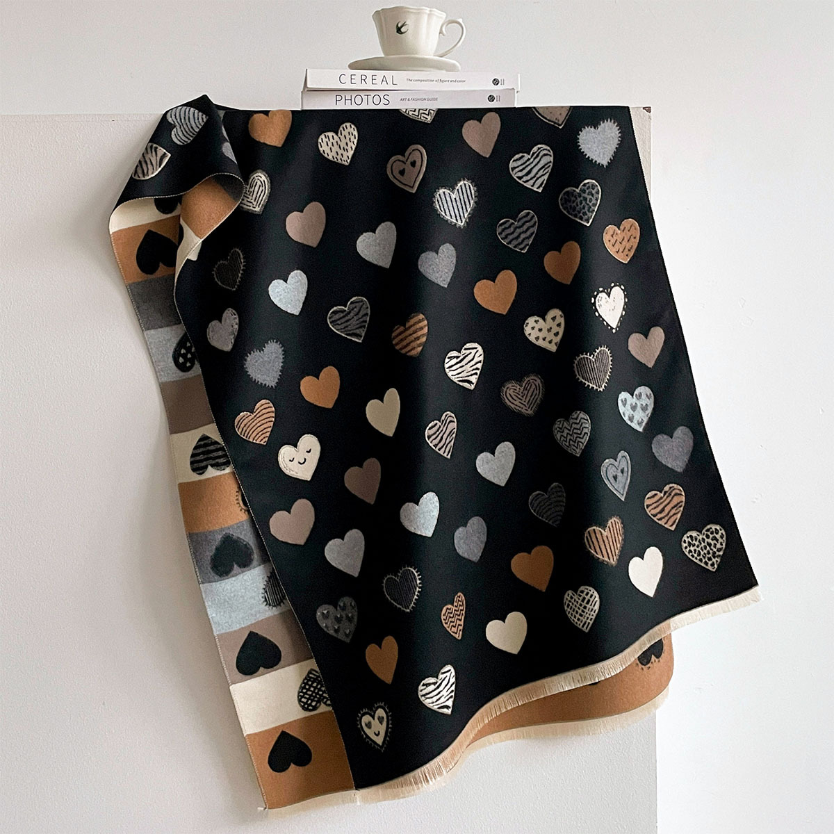 Women Imitation Cashmere Scarf - Pashmina Wrap Large 评论和价格