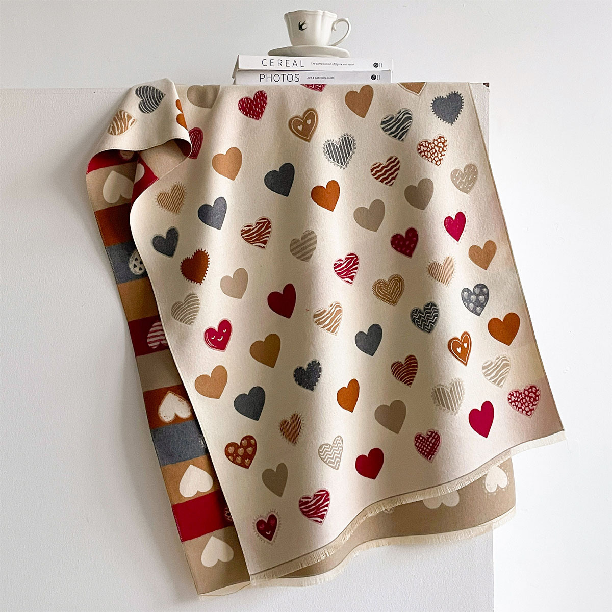 Women Imitation Cashmere Scarf - Pashmina Wrap Large 评论和价格