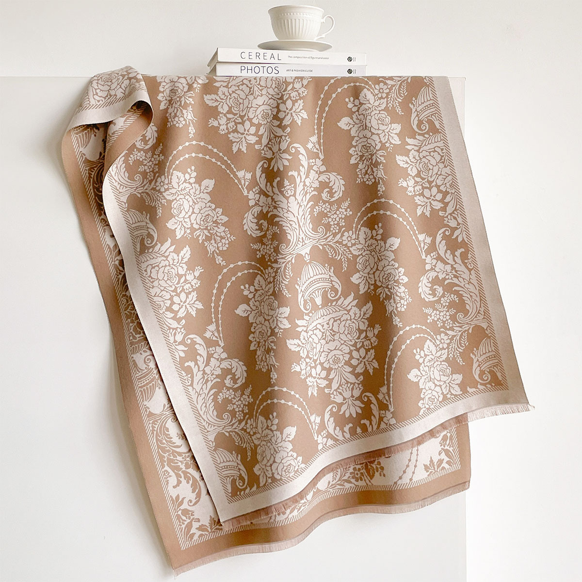 Imitation Cashmere Fringed Sca - Pashmina Wrap Large 评论和价格